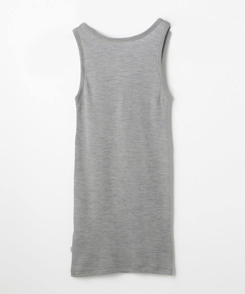【ヨハ】ローズ アンダーシャツ/ライトグレー ウール/ノースリーブ レディース/Joha ROSE詳細画像1