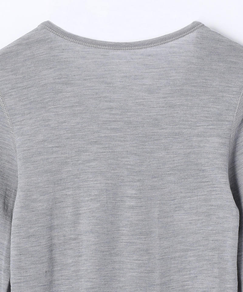 【ヨハ】ローズ ブラウス/ライトグレー ウール/シャツ長袖 レディース/Joha ROSE詳細画像3