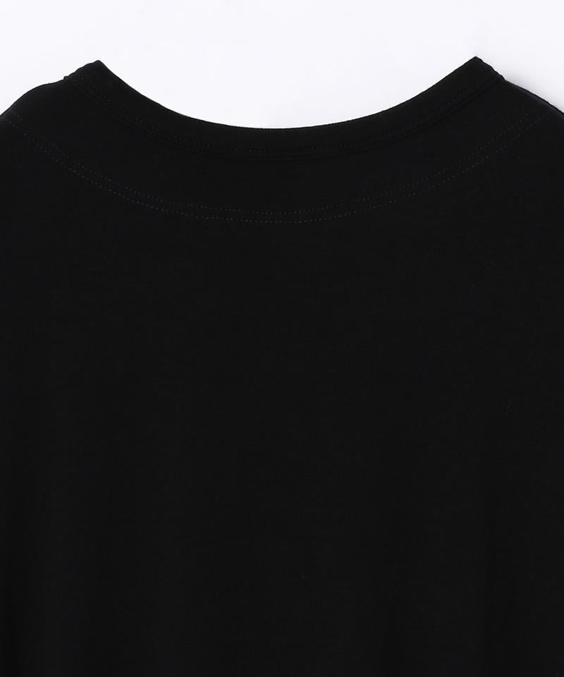 【ヨハ】ルナ ビッグシャツ /ブラック バンブーレーヨン/シャツ半袖 レディース/Joha LUNA詳細画像3