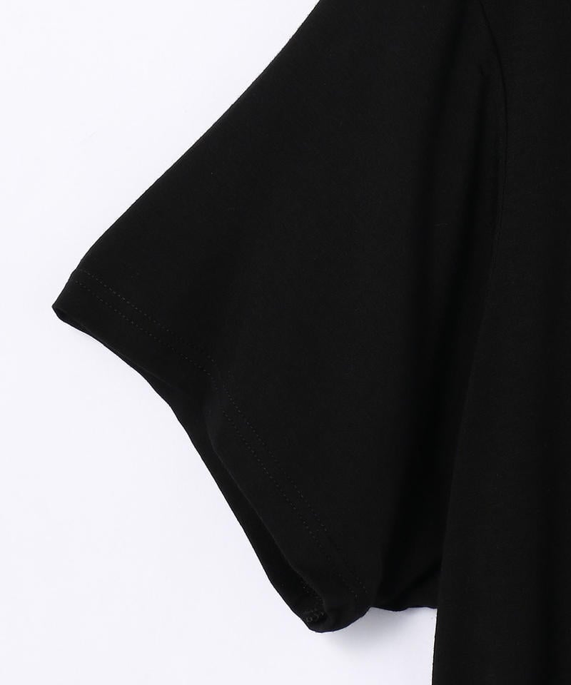 【ヨハ】ルナ ビッグシャツ /ブラック バンブーレーヨン/シャツ半袖 レディース/Joha LUNA詳細画像4