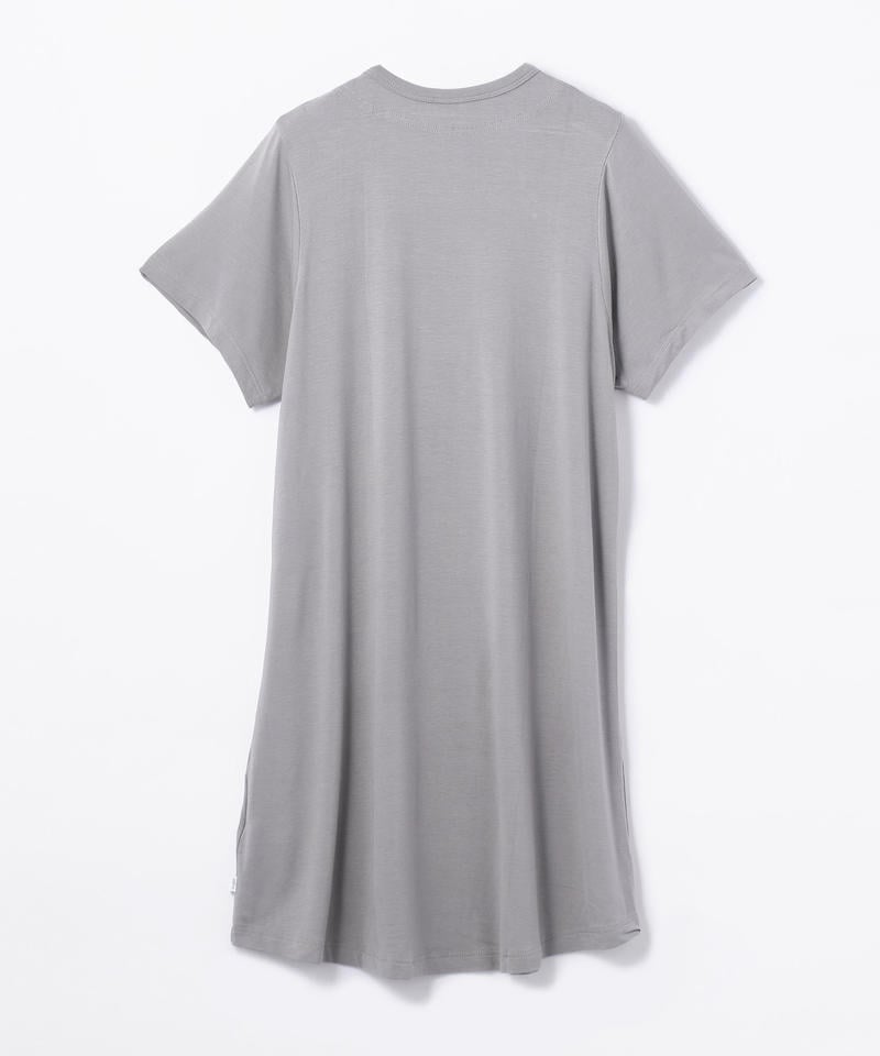 【ヨハ】ルナ ビッグシャツ /グレー バンブーレーヨン/シャツ半袖 レディース/Joha LUNA詳細画像1