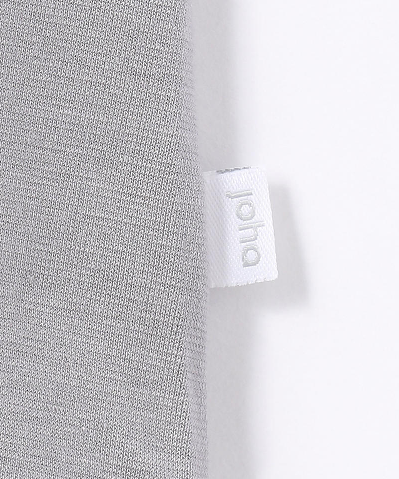 【ヨハ】ルナ ビッグシャツ /グレー バンブーレーヨン/シャツ半袖 レディース/Joha LUNA詳細画像6