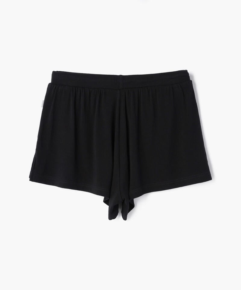 【ヨハ】ルナ バンブーショーツ/ブラック バンブーレーヨン/レディース詳細画像1