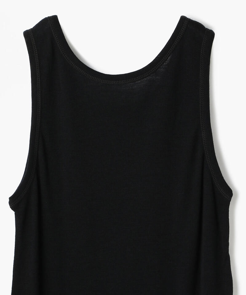 【ヨハ】アンダーシャツ/ブラック ウール/ノースリーブ メンズ/Joha MENS WOOL詳細画像3