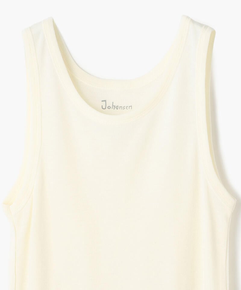 【ヨハ】アンダーシャツ/ホワイト ウール/ノースリーブ メンズ/Joha MENS WOOL詳細画像2