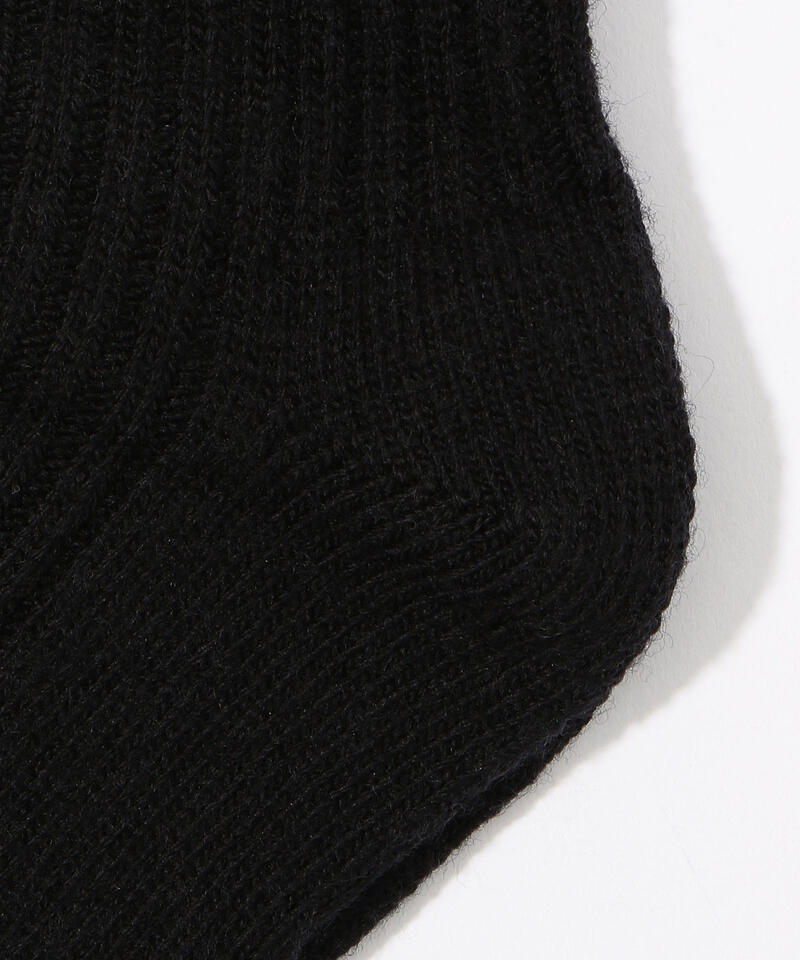 【ヨハ】ウールソックス/ブラック / メンズ レディース/Joha WOOL SOCKS詳細画像3