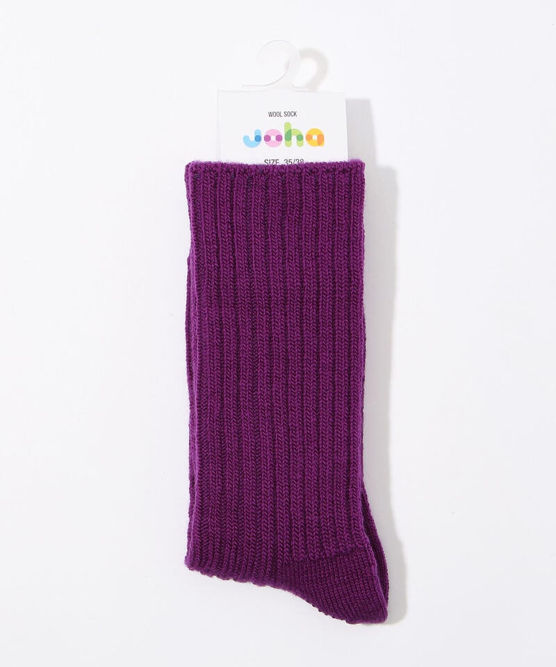 【ヨハ】ウールソックス/オーベルジーン / メンズ レディース/Joha WOOL SOCKS詳細画像1