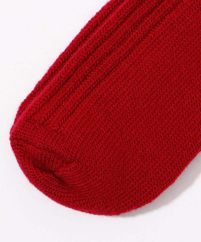 【ヨハ】ウールソックス/レッド / メンズ レディース/Joha WOOL SOCKS詳細画像4