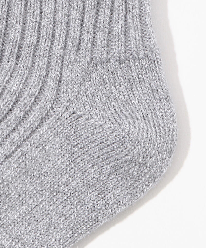 【ヨハ】ウールソックス/グレイメランジェ / メンズ レディース/Joha WOOL SOCKS詳細画像3