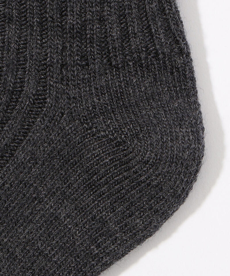 【ヨハ】ウールソックス/アンスラジットメランジェ / メンズ レディース/Joha WOOL SOCKS詳細画像3