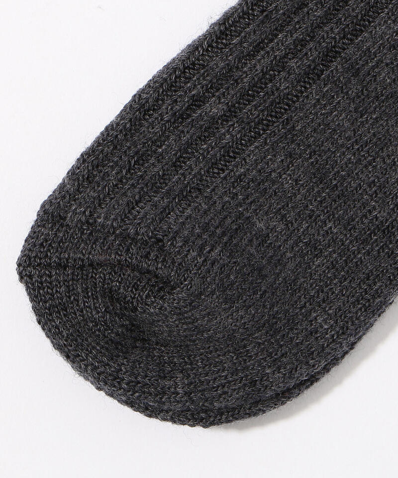 【ヨハ】ウールソックス/アンスラジットメランジェ / メンズ レディース/Joha WOOL SOCKS詳細画像4
