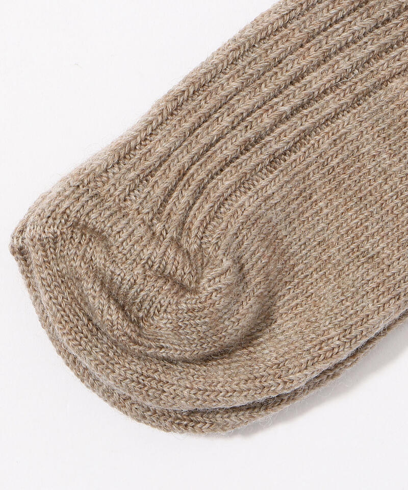 【ヨハ】ウールソックス/サンド メランジェ / メンズ レディース/Joha WOOL SOCKS詳細画像4