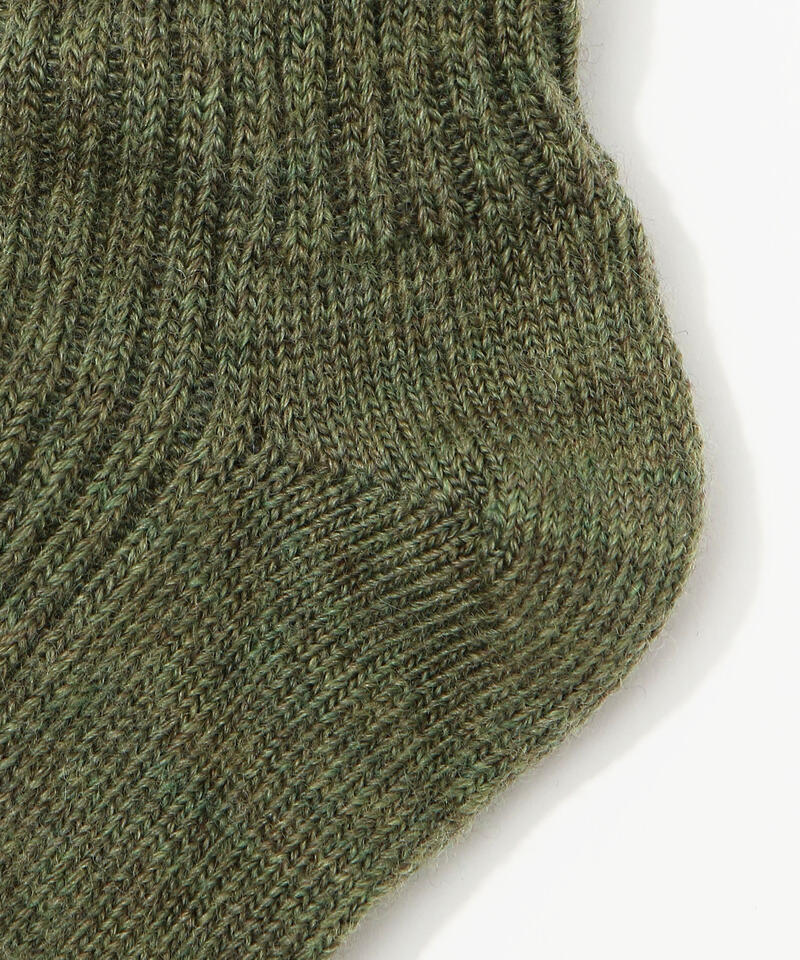 【ヨハ】ウールソックス/モス メランジェ / メンズ レディース/Joha WOOL SOCKS詳細画像3