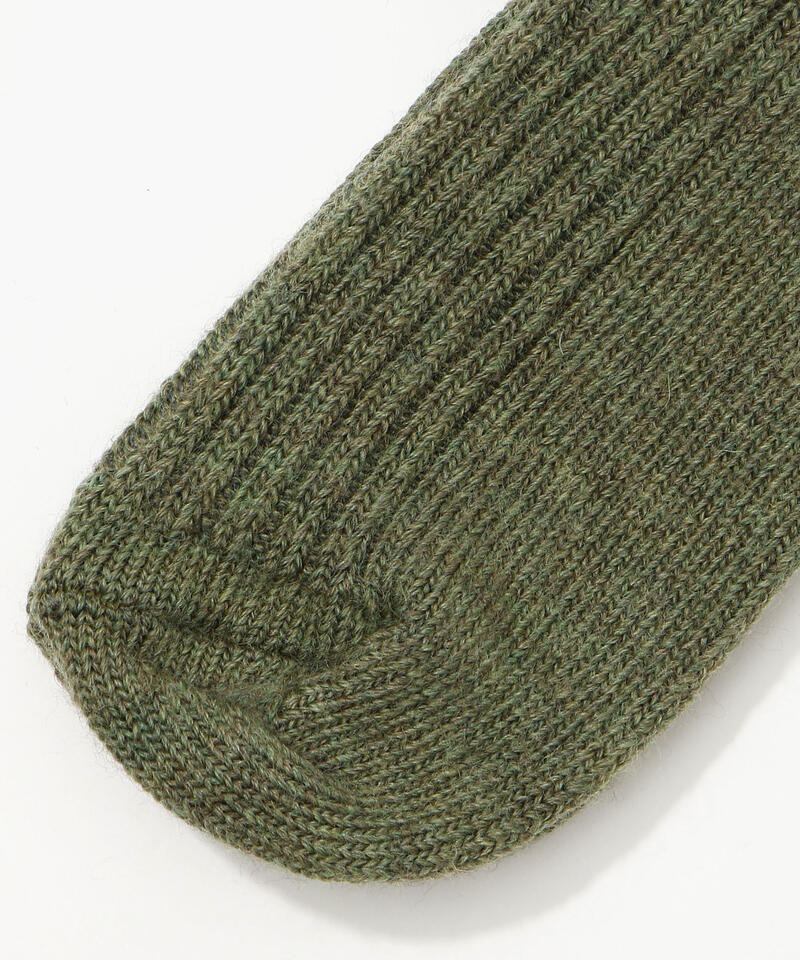 【ヨハ】ウールソックス/モス メランジェ / メンズ レディース/Joha WOOL SOCKS詳細画像4