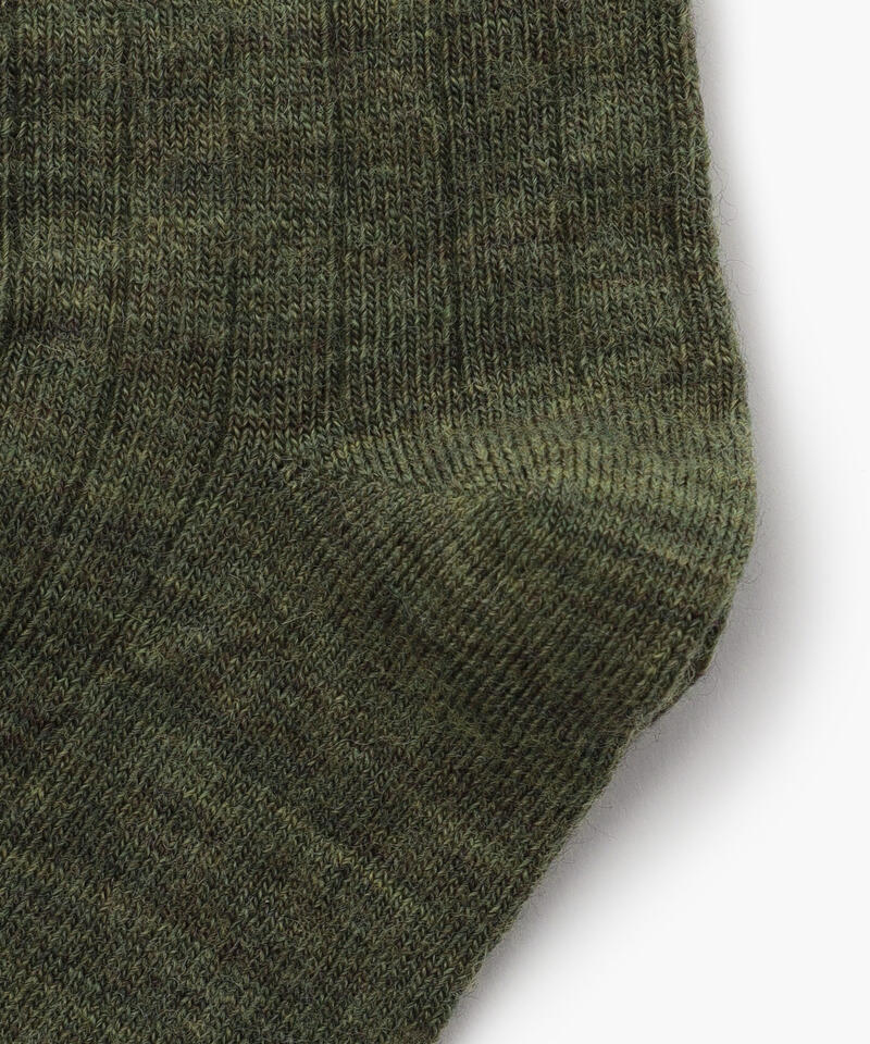 【ヨハ】リブ シン ソックス/モス ウール/靴下 メンズ レディース/Joha RIB THIN詳細画像3