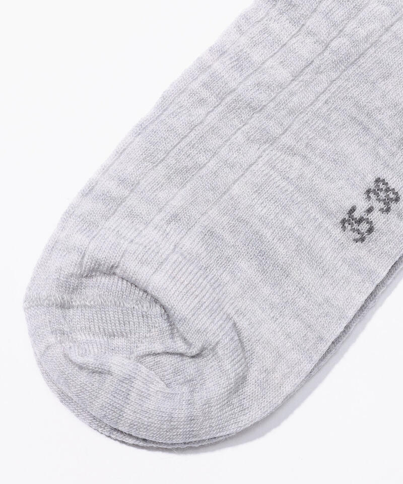 【ヨハ】リブ シン ソックス/グレー ウール/靴下 メンズ レディース/Joha RIB THIN詳細画像4