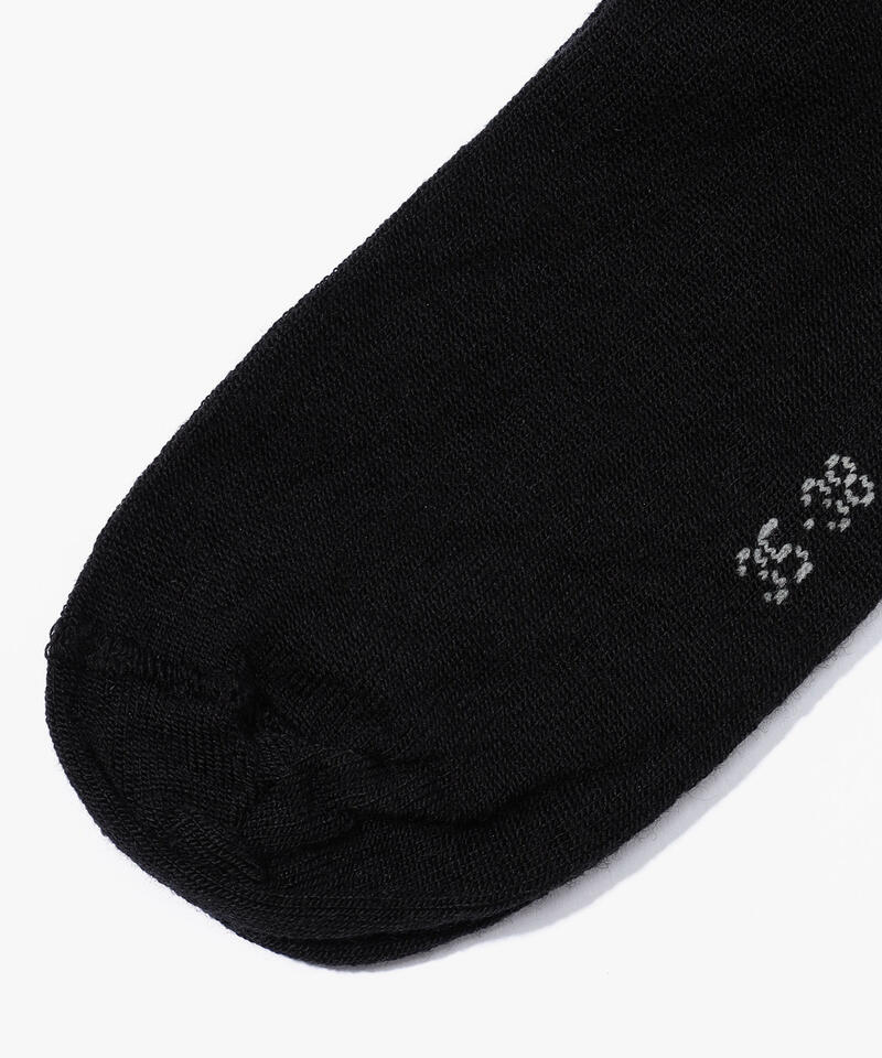 【ヨハ】シン ソックス/ブラック ウール/靴下 メンズ レディース/Joha THIN詳細画像4