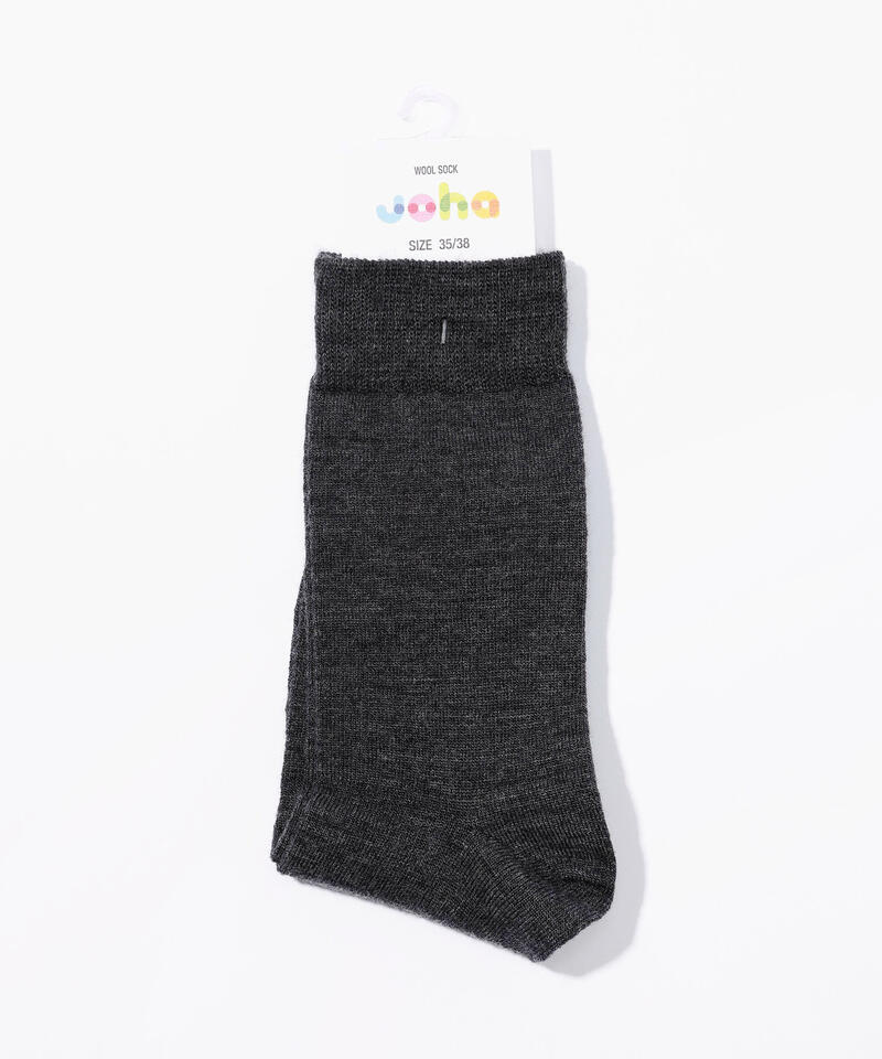 【ヨハ】シン ソックス/コーク ウール/靴下 メンズ レディース/Joha THIN詳細画像1