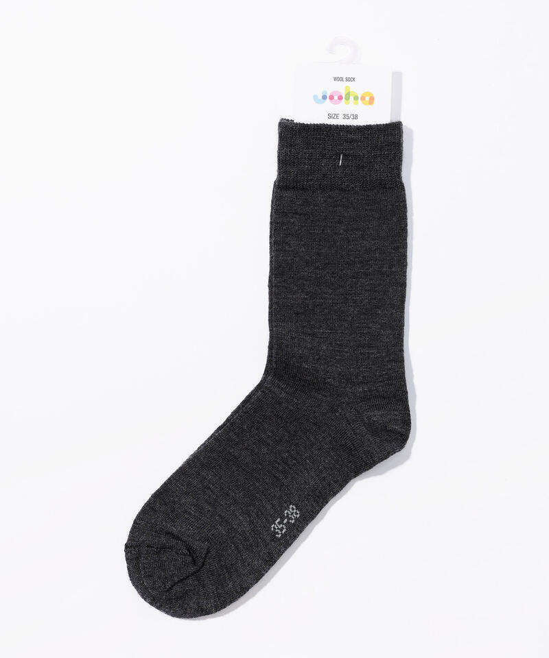【ヨハ】シン ソックス/コーク ウール/靴下 メンズ レディース/Joha THIN