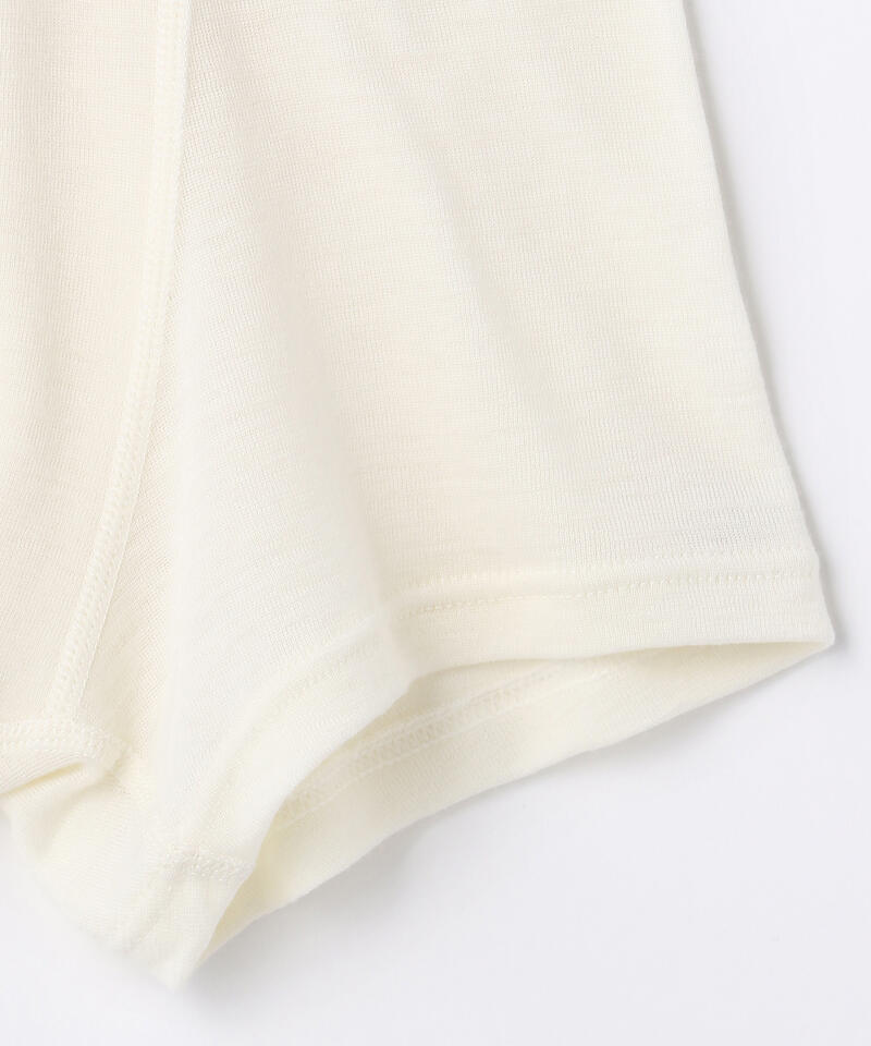 【ヨハ】メンズウール ボクサーショーツ/ホワイト ウール/アンダーウェア メンズ/Joha MENS WOOL BOXER SHORTS詳細画像6