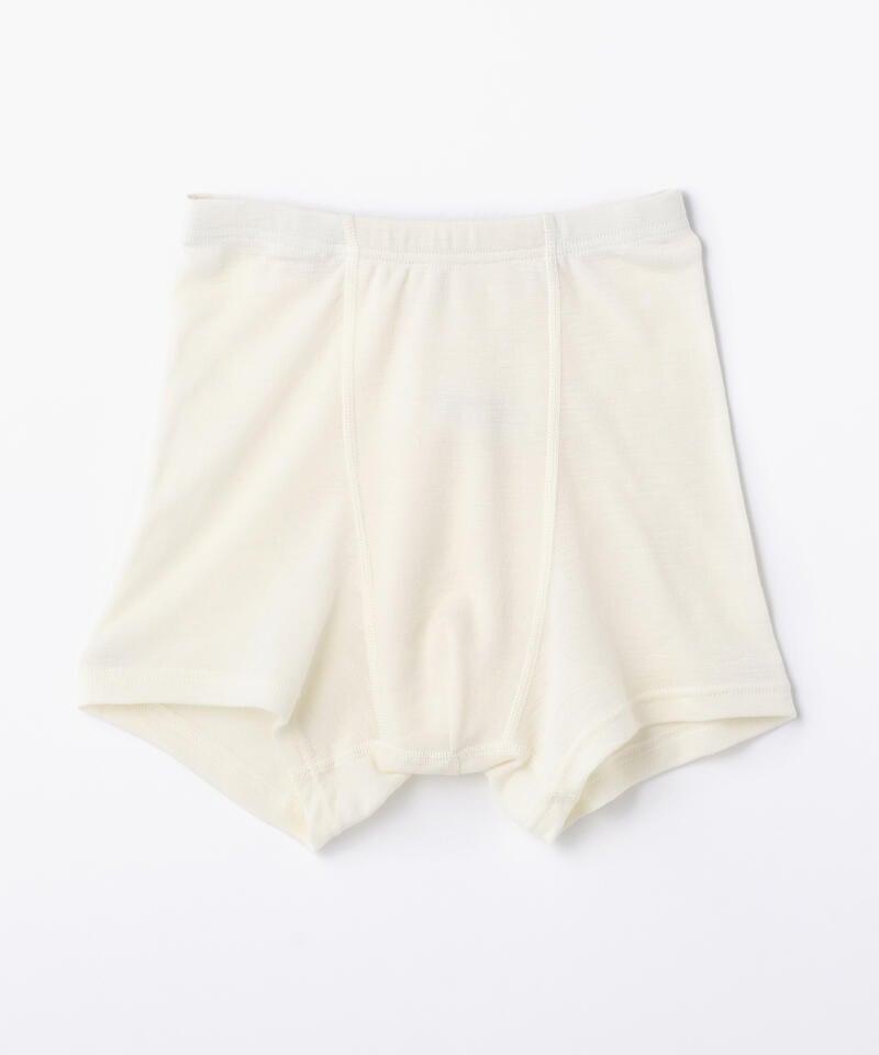 【ヨハ】メンズウール ボクサーショーツ/ホワイト ウール/アンダーウェア メンズ/Joha MENS WOOL BOXER SHORTS