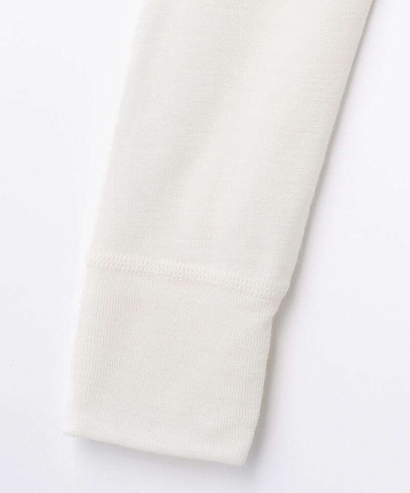 【ヨハ】メンズウール ブラウス/ホワイト ウール/カットソー長袖 メンズ/Joha MENS WOOL BLOUSE詳細画像4