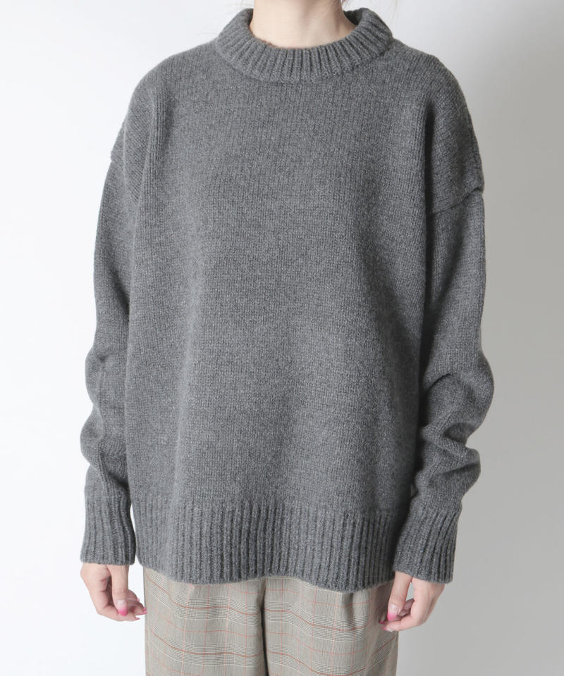 Laurence J.Smith ローレンJ.スミス 長袖ウールセーター UK製 Laurence J.Smith ローレンJ.スミス 長袖ウールセーター UK製