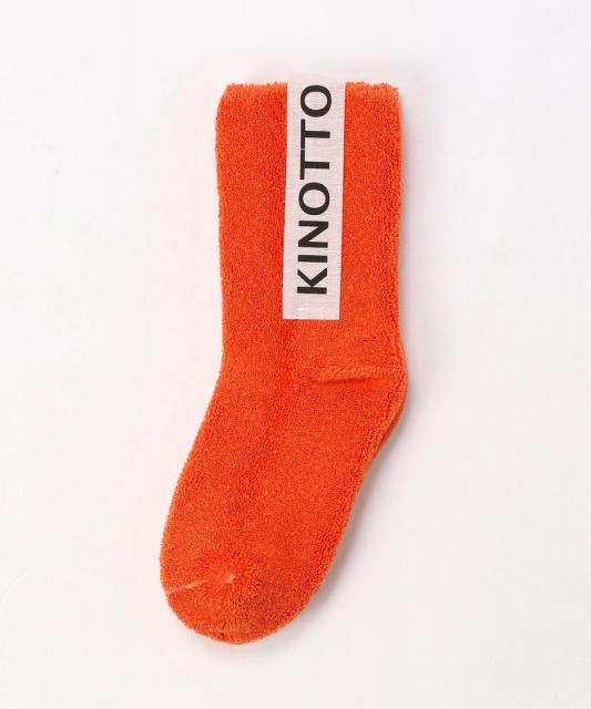 【キノット】リバーシブル パイルソックス/レッド ナイロン コットン/ キッズ/KINOTTO REVERSIBLE SOCKS