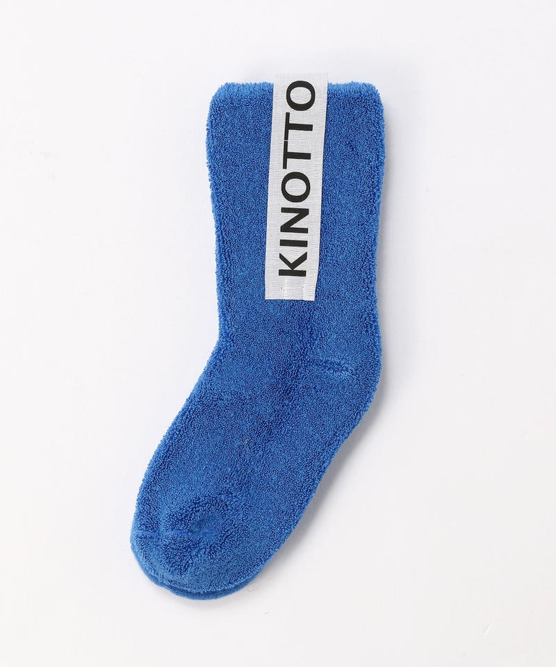 【キノット】リバーシブル パイルソックス/ブルー ナイロン コットン/ キッズ/KINOTTO REVERSIBLE SOCKS