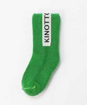 【KINOTTO】【キッズ】リバーシブルパイルソックス/グリーン