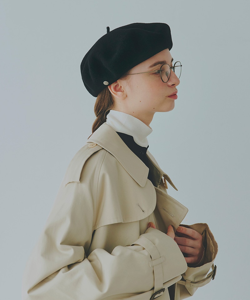 【ロレール】カンパン 10型/ブラック ウール/ベレー メンズ レディース/CAMPAN