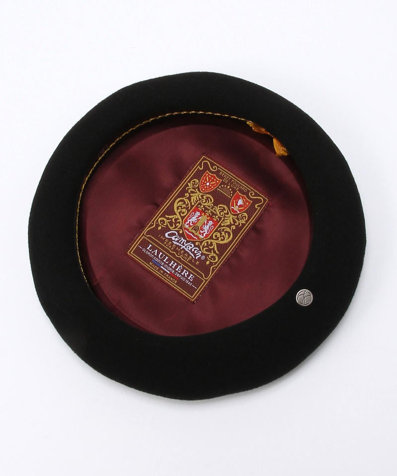 【ロレール】カンパン 9型/ブラック ウール/ベレー メンズ レディース/CAMPAN詳細画像5