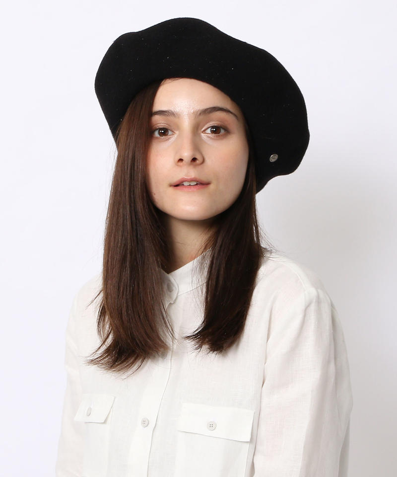 【ロレール】スブラ/ブラックラメ ウール/ベレー メンズ レディース/SUBRA詳細画像5