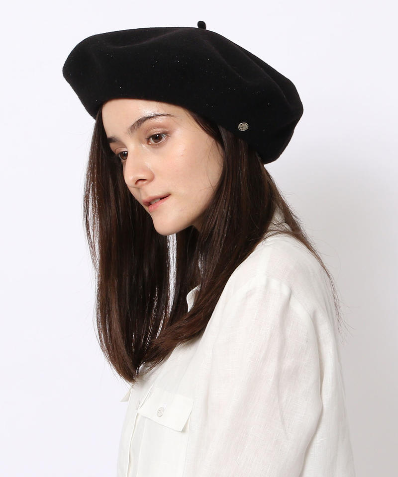 【ロレール】スブラ/ブラックラメ ウール/ベレー メンズ レディース/SUBRA詳細画像6