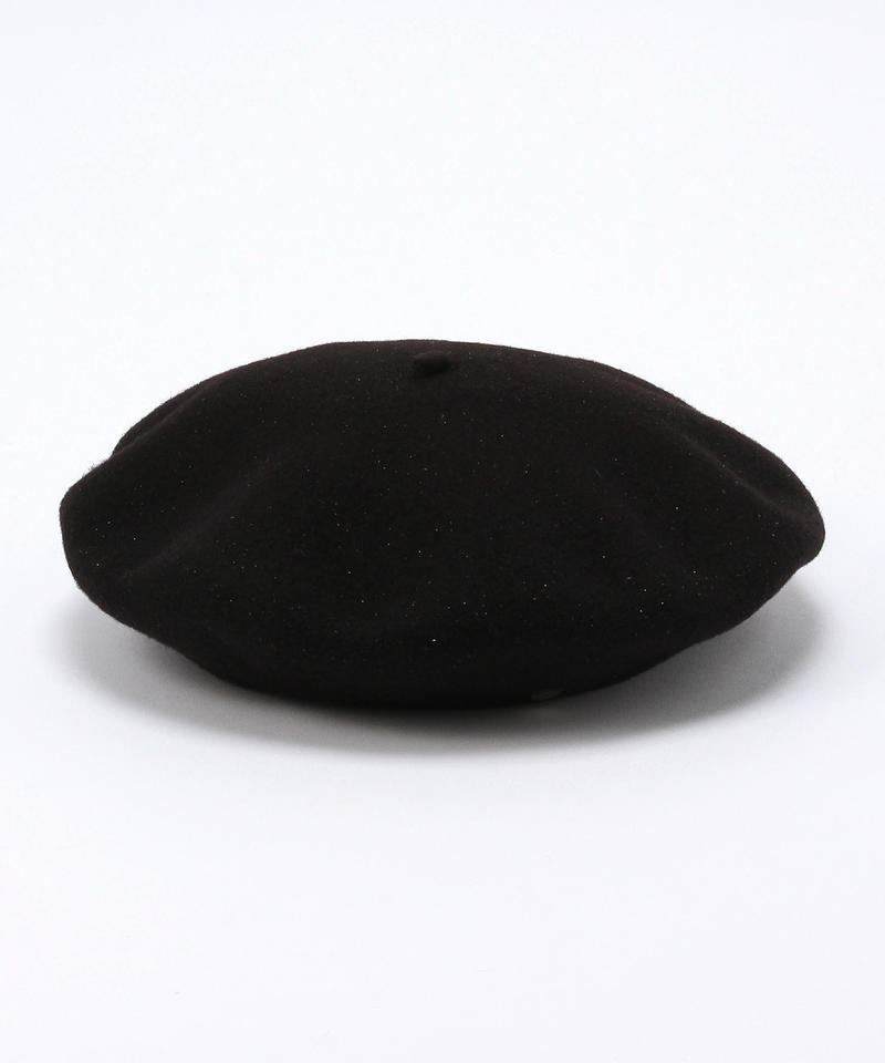 【ロレール】スブラ/ブラックラメ ウール/ベレー メンズ レディース/SUBRA