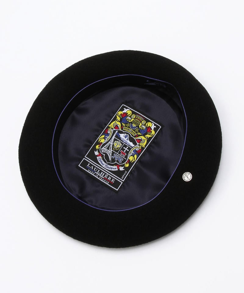 【ロレール】バスク 10型/ブラック ウール/ベレー メンズ レディース/BASQUE詳細画像4