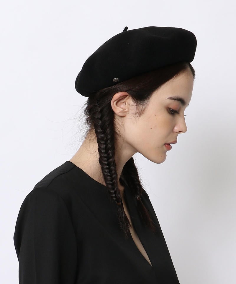 【ロレール】バスク 10型/ブラック ウール/ベレー メンズ レディース/BASQUE詳細画像6