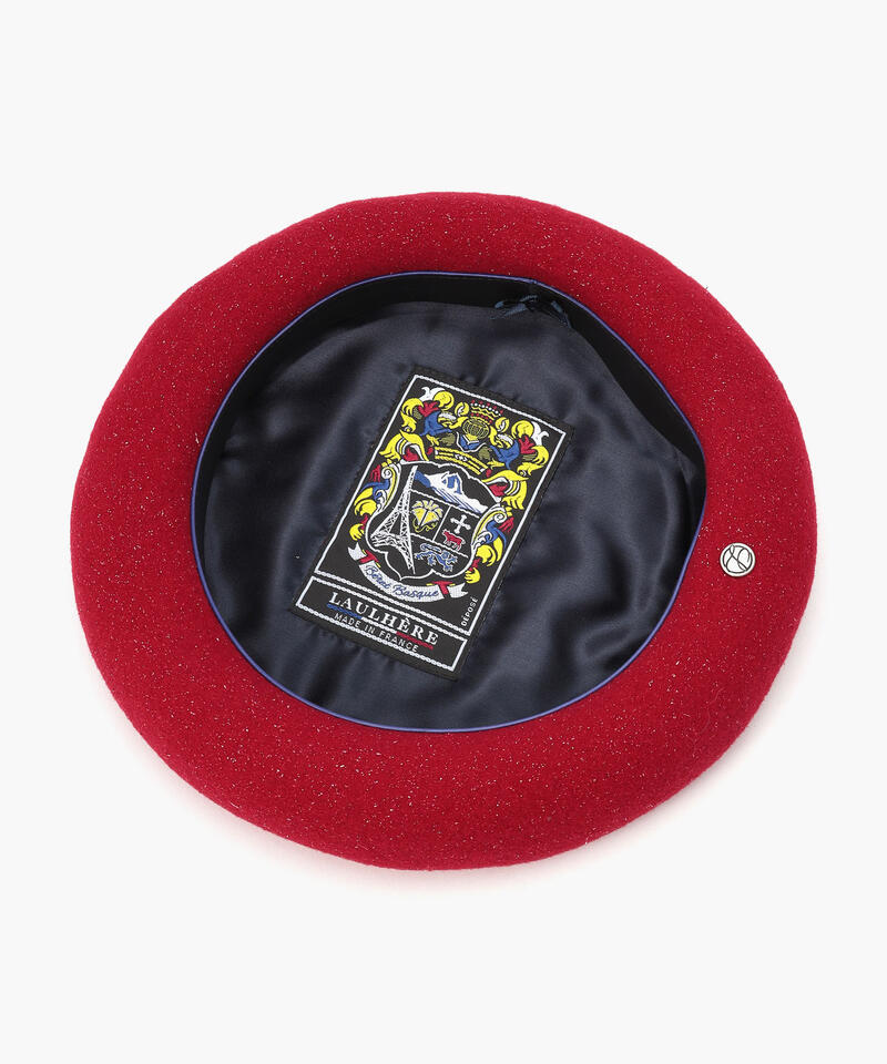 【ロレール】バスク 10型/カーマイン ルレックス ウール/ベレー メンズ レディース/BASQUE詳細画像4