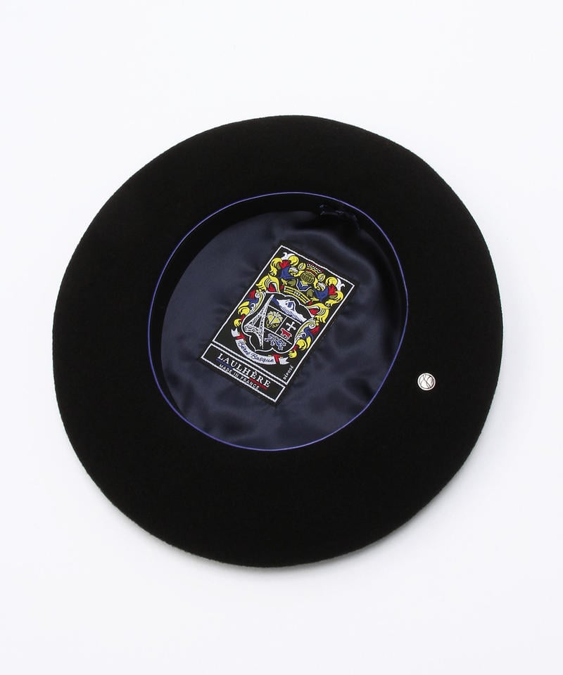 【ロレール】スブラ/ブラック ウール/ベレー メンズ レディース/SUBRA LAULHERE詳細画像4