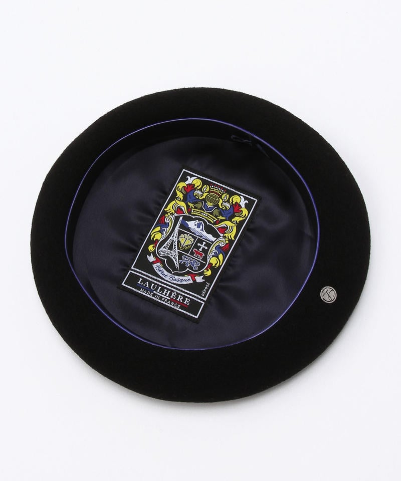 【ロレール】バスク ミニ/ブラック ウール/ベレー メンズ レディース/BASQUE MINI詳細画像4