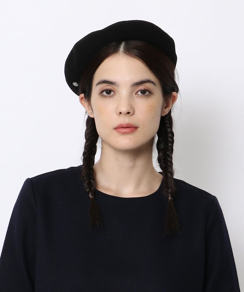 【ロレール】バスク ミニ/ブラック ウール/ベレー メンズ レディース/BASQUE MINI詳細画像5