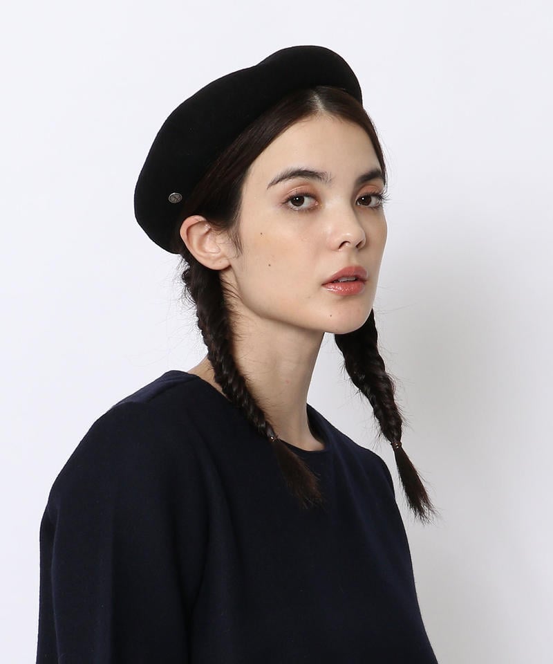 【ロレール】バスク ミニ/ブラック ウール/ベレー メンズ レディース/BASQUE MINI詳細画像6
