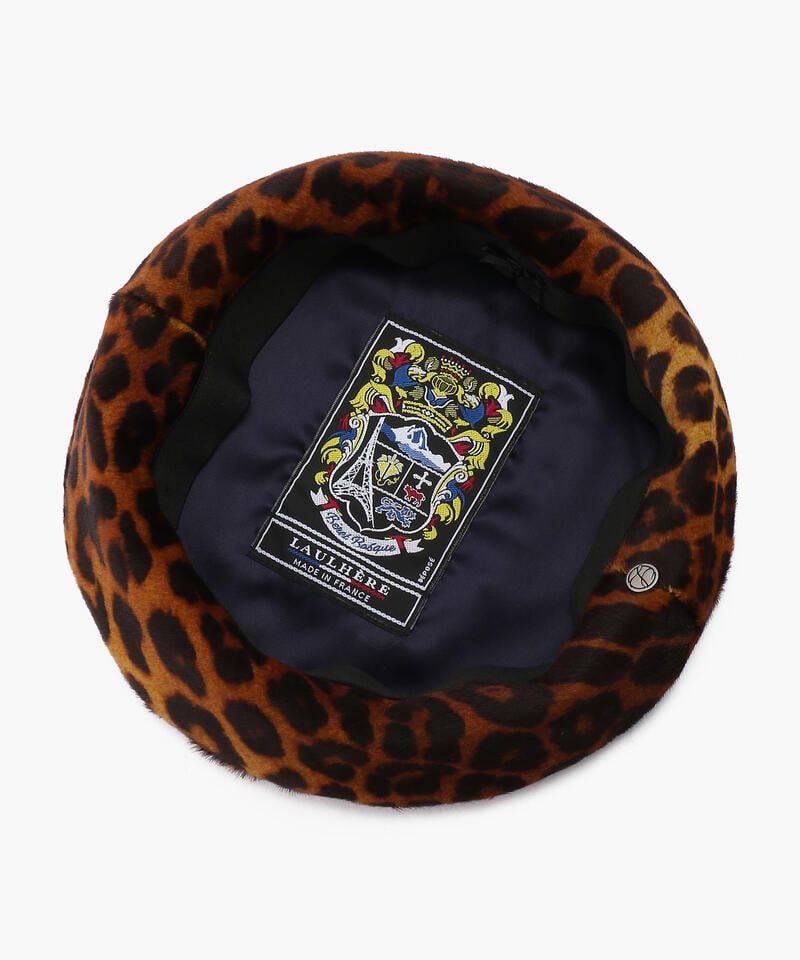【ロレール】ジャングル/レオパード ホースヘアー/ベレー メンズ レディース/LAULHERE JUNGLE詳細画像6