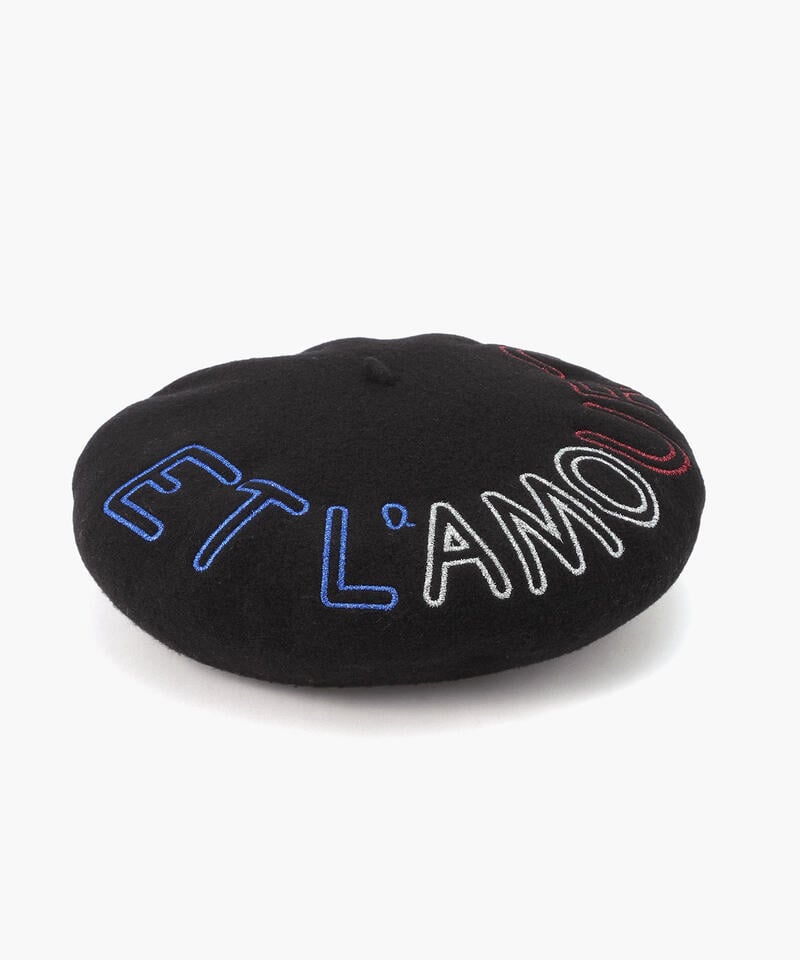 【ロレール】ルイーズ/ブラック ウール/ベレー メンズ レディース/LAULHERE LOUISE