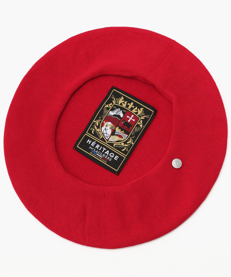 【ロレール】オーセンティック エテ/エカルラート コットン/ベレー メンズ レディース詳細画像5