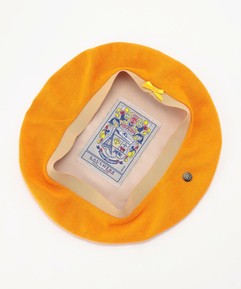 【ロレール】プルマ/オレンジ コットン/ベレー メンズ レディース/PLUMA LAULHERE詳細画像5
