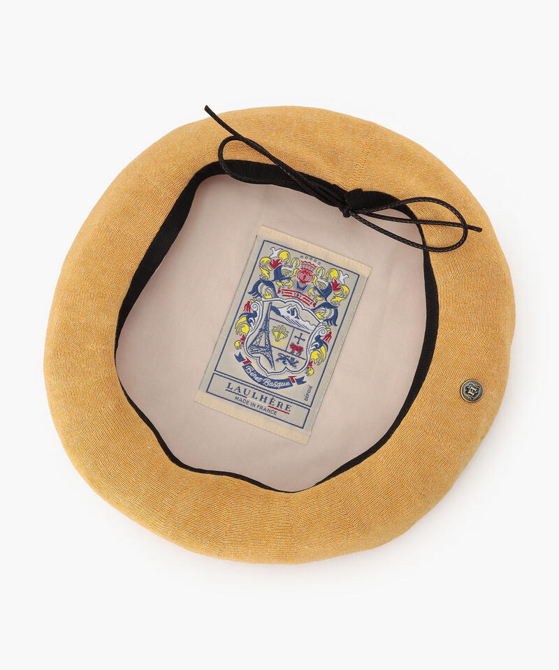 【ロレール】システラ/ゴールド ウール リネン/ベレー メンズ レディース詳細画像5