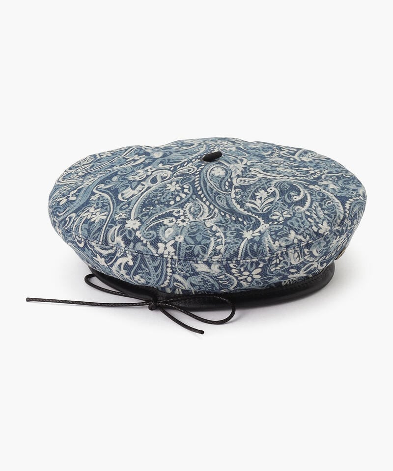 【ロレール×ザ キョウトバッセン】ブルース/ペイズリーライト コットン/ベレー メンズ レディース詳細画像2