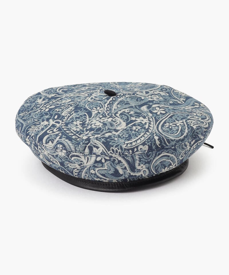 【ロレール×ザ キョウトバッセン】ブルース/ペイズリーライト コットン/ベレー メンズ レディース