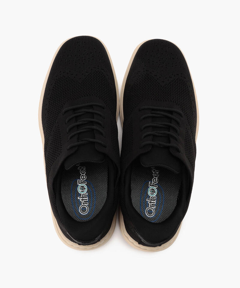 【オーソフィート】レックス ミディアム/ブラック テキスタイル/シューズ メンズ/Orthofeet詳細画像6